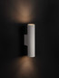 Preview: Nova Luce Wandleuchte Comet 2-flammig 2xGU10 Weiß Aluminium Ø4cm 9011469
