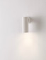 Preview: Nova Luce Wandleuchte Comet schwenkbar GU10 Weiß Aluminium Ø4cm 9011471