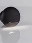 Preview: Nova Luce LED Wandeinbauleuchte Eris 1W 24lm warmweiss 3000K IP67 Schwarz Aluminium Ø5cm 9019217