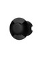 Preview: Nova Luce LED Wandeinbauleuchte Eris 1W 26lm warmweiss 3000K IP67 Schwarz Aluminium Ø5cm 9019218