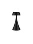 Preview: Nova Luce LED Akku-Tischleuchte Ycro dimmbar 2W warmweiss 3000K USB IP54 Anthrazit Aluminium Ø8cm 9030138