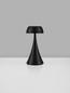 Preview: Nova Luce LED Akku-Tischleuchte Ycro dimmbar 2W warmweiss 3000K USB IP54 Anthrazit Aluminium Ø8cm 9030138