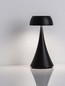 Preview: Nova Luce LED Akku-Tischleuchte Ycro dimmbar 2W warmweiss 3000K USB IP54 Anthrazit Aluminium Ø8cm 9030138