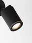 Preview: Nova Luce Außen-Wandleuchte Spy schwenkbar GU10 IP65 salzwasserfest Schwarz Aluminium Ø7cm 9030154