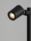 Preview: Nova Luce Wegeleuchte Spy schwenkbar GU10 IP65 salzwasserfest Schwarz Aluminium 100cm 9030157