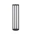 Preview: Nova Luce LED Wegeleuchte Optus 9W warmweiss 3000K IP65 salzwasserfest Schwarz Aluminium 80cm 9030163