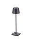 Preview: Nova Luce LED Akku-Tischleuchte Deck dimmbar 2W warmweiss 3000K USB IP54 Anthrazit Aluminium Ø8,5cm 9030561