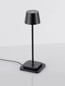 Preview: Nova Luce LED Akku-Tischleuchte Deck dimmbar 2W warmweiss 3000K USB IP54 Anthrazit Aluminium Ø8,5cm 9030561