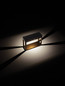 Preview: Nova Luce LED Solar-Sockelleuchte Berni 2W warmweiss 3000K Bewegungsmelder IP65 Schwarz Aluminium 15,5cm 9030565