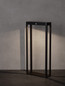 Preview: Nova Luce LED Solar-Wegeleuchte Berni 2W warmweiss 3000K Bewegungsmelder IP65 Schwarz Aluminium 50cm 9030566