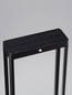Preview: Nova Luce LED Solar-Wegeleuchte Berni 2W warmweiss 3000K Bewegungsmelder IP65 Schwarz Aluminium 70cm 9030567