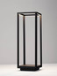 Preview: Nova Luce LED Wegeleuchte Misti 9W warmweiss 3000K IP65 Schwarz Aluminium 50cm 9030569