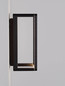 Preview: Nova Luce LED Außen-Wandleuchte Akmi 9W warmweiss 3000K IP65 Schwarz Aluminium 26x15cm 9030570