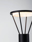 Preview: Nova Luce Aufstellpfosten für Sockelleuchte Virtus Schwarz Aluminium 55cm 9030574