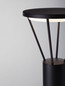 Preview: Nova Luce Aufstellpfosten für Sockelleuchte Virtus Schwarz Aluminium 55cm 9030574