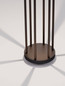 Preview: Nova Luce LED Wegeleuchte Nereus 8W warmweiss 3000K IP65 Schwarz Aluminium 50cm 9030587