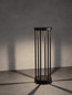 Preview: Nova Luce LED Wegeleuchte Nereus 8W warmweiss 3000K IP65 Schwarz Aluminium 50cm 9030587