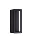Preview: Nova Luce LED Außen-Wandleuchte Cosmic 9W warmweiss 3000K IP65 Schwarz Aluminium 23x12,5cm 9030592