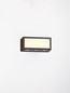 Preview: Nova Luce LED Außen-Wandleuchte Inga 11W warmweiss 3000K IP65 salzwasserfest Cortenstahl Aluminium 15x7cm 9030594