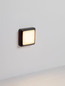 Preview: Nova Luce LED Außen-Wandleuchte Appia 5W warmweiss 3000K IP54 Schwarz Aluminium 12,5x12,5cm 9030597