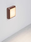 Preview: Nova Luce LED Außen-Wandleuchte Appia 5W warmweiss 3000K IP54 Cortenstahl Aluminium 12,5x12,5cm 9030598