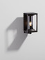 Preview: Nova Luce Außen-Wandleuchte Pacific E27 IP65 Schwarz Aluminium 28x21cm 9030602