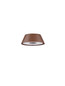 Preview: Nova Luce LED Akku-Leuchtenkopf Lumo dimmbar 2W warmweiss 3000K USB IP54 Cortenstahl Aluminium Ø6cm 9030614
