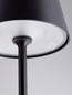 Preview: Nova Luce LED Akku-Stehleuchte Persea dimmbar 2W warmweiss 3000K USB IP54 salzwasserfest Schwarz Aluminium 115cm 9030625