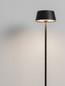 Preview: Nova Luce LED Akku-Stehleuchte Persea dimmbar 2W warmweiss 3000K USB IP54 salzwasserfest Schwarz Aluminium 115cm 9030625