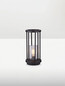 Preview: Nova Luce Wegeleuchte Elysium E27 IP65 salzwasserfest Schwarz Aluminium 35cm 9030628