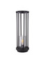 Preview: Nova Luce Wegeleuchte Elysium E27 IP65 salzwasserfest Schwarz Aluminium 50cm 9030629