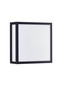 Preview: Nova Luce LED Außen-Wandleuchte Astral 16W warmweiss 3000K IP65 salzwasserfest Schwarz Aluminium 22x22cm 9030630