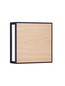 Preview: Nova Luce LED Außen-Wandleuchte Astral 16W warmweiss 3000K IP65 salzwasserfest Schwarz Holz Aluminium 22x22cm 9030631