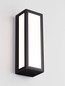 Preview: Nova Luce LED Außen-Wandleuchte Astral 10W warmweiss 3000K IP65 salzwasserfest Schwarz Aluminium 26x9cm 9030632