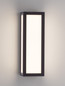 Preview: Nova Luce LED Außen-Wandleuchte Astral 10W warmweiss 3000K IP65 salzwasserfest Schwarz Aluminium 26x9cm 9030632