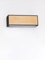 Preview: Nova Luce LED Außen-Wandleuchte Astral 10W warmweiss 3000K IP65 salzwasserfest Schwarz Holz Aluminium 26x9cm 9030633
