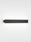 Preview: Nova Luce LED Außen-Wandleuchte Path 11W warmweiss 3000K IP65 salzwasserfest Schwarz Aluminium 50x6cm 9030707