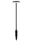 Preview: Nova Luce LED Wegeleuchte Nawa 12W warmweiss 3000K IP65 salzwasserfest Schwarz Aluminium 60cm 9030721