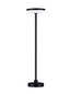 Preview: Nova Luce LED Wegeleuchte Nawa 12W warmweiss 3000K IP65 salzwasserfest Schwarz Aluminium 60cm 9030721