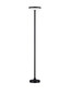 Preview: Nova Luce LED Wegeleuchte Nawa 12W warmweiss 3000K IP65 salzwasserfest Schwarz Aluminium 93cm 9030722