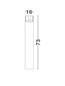 Preview: Nova Luce LED Wegeleuchte Soul 24W warmweiss 3000K IP65 Schwarz Aluminium 73cm 9030745