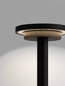 Preview: Nova Luce LED Sockelleuchte Nitro 12W warmweiss 3000K IP65 salzwasserfest Schwarz Aluminium 24cm 9030749
