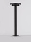 Preview: Nova Luce LED Wegeleuchte Nitro 12W warmweiss 3000K IP65 salzwasserfest Schwarz Aluminium 44cm 9030750
