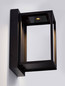 Preview: Nova Luce LED Außen-Wandleuchte Prive 17W warmweiss 3000K IP65 Schwarz Aluminium 25x17cm 9030753