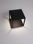 Preview: Nova Luce LED Sockelleuchte Prive 15W warmweiss 3000K IP65 Schwarz Aluminium 36cm 9030755