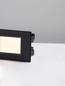 Preview: Nova Luce LED Wandeinbauleuchte Rudy 3W warmweiss 3000K IP65 Schwarz Aluminium 12x8cm 9030758