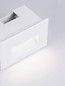 Preview: Nova Luce LED Wandeinbauleuchte Polka 4W warmweiss 3000K IP65 Weiß Aluminium 12x8cm 9030761