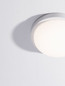 Preview: Nova Luce LED Außen-Deckenleuchte Reo 19W warmweiss 3000K IP65 Weiß Ø23,5cm 9030768