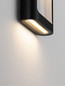 Preview: Nova Luce LED Außen-Wandleuchte Tall 6W warmweiss 3000K IP54 salzwasserfest Schwarz Aluminium 13,5x12,5cm 9030803
