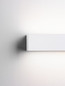 Preview: Nova Luce LED Außen-Wandleuchte Flora 10W warmweiss 3000K IP54 salzwasserfest Weiß Aluminium 23x6,5cm 9030808